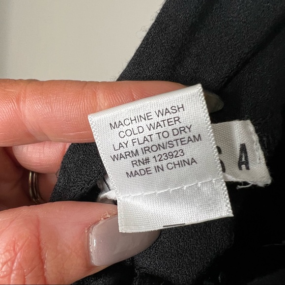 Anthropologie LACAUSA Cleo Jumpsuit black-xsmall - Picture 12 of 13